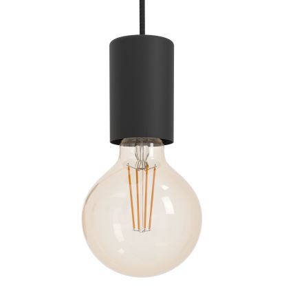 Eglo - Csillár zsinóron 6xE27/40W/230V fekete