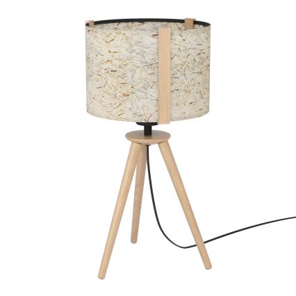 Eglo - Asztali lámpa 1xE27/25W/230V bézs