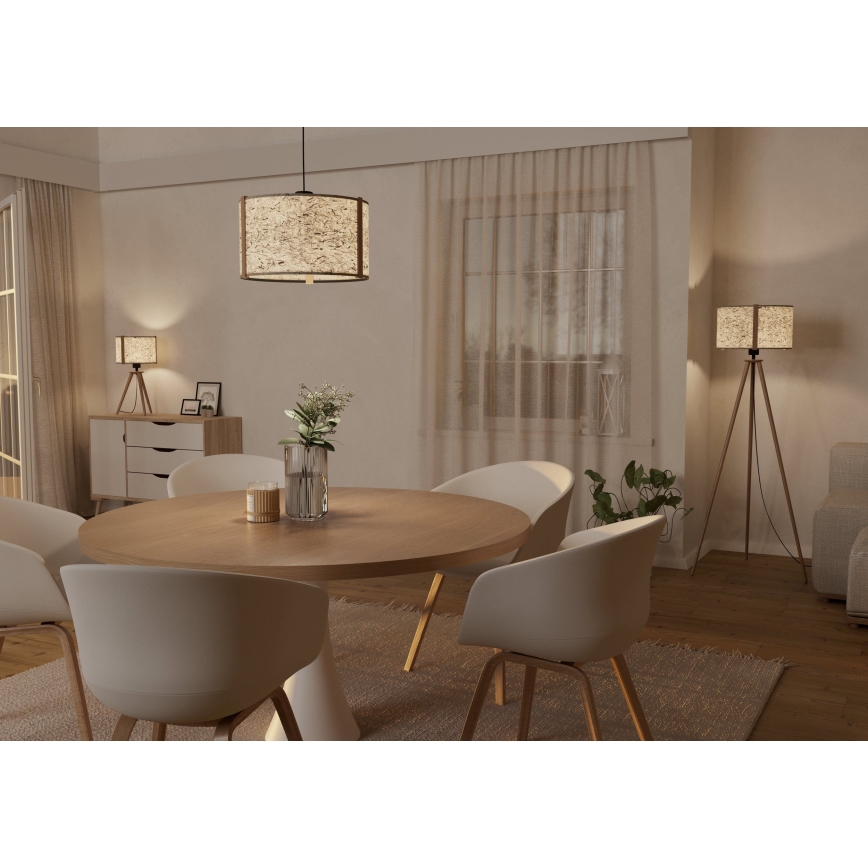 Eglo - Asztali lámpa 1xE27/25W/230V bézs