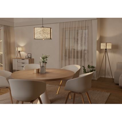 Eglo - Állólámpa 1xE27/25W/230V bézs