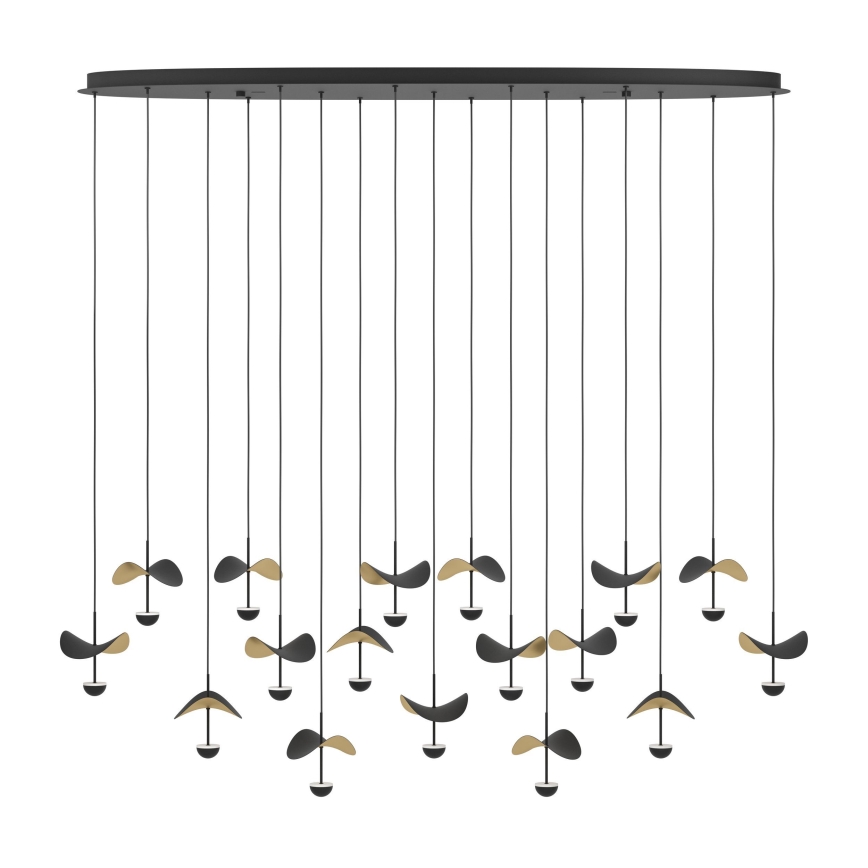 Eglo - LED Dimmelhető csillár zsinóron 17xLED/2,3W/230V 3000K