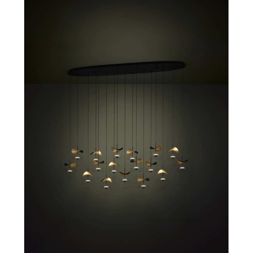 Eglo - LED Dimmelhető csillár zsinóron 17xLED/2,3W/230V 3000K
