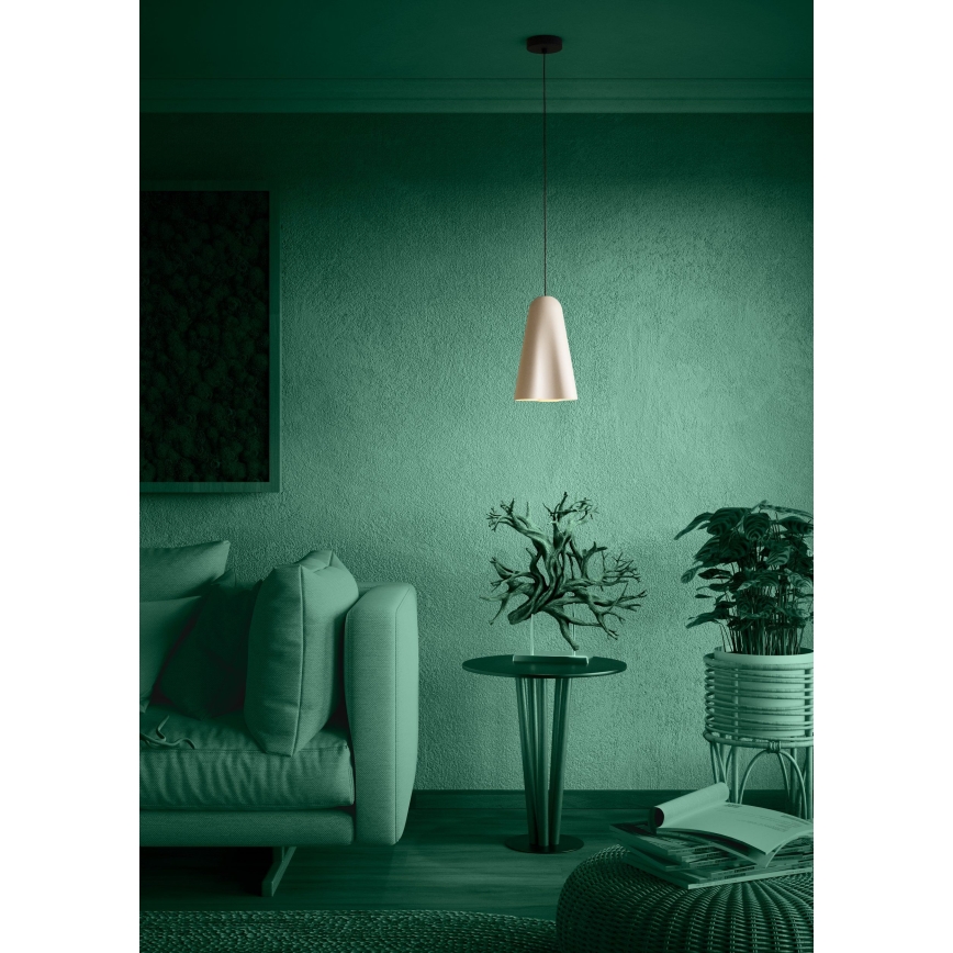 Eglo - Csillár zsinóron 1xE27/40W/230V bézs