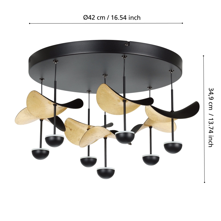 Eglo - LED Dimmelhető mennyezeti lámpa 7xLED/2,3W/230V 3000K