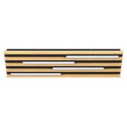 Eglo - LED Dimmelhető mennyezeti lámpa 4xLED/9W/230V 3000K 22x78 cm barna