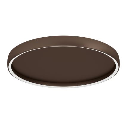Eglo - dimmelhető mennyezeti LED lámpa LED/10W/230V + 4xLED/9,5W 2200-6500K átm. 55 cm barna + távirányító