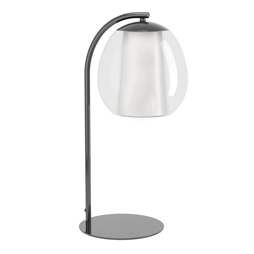 Eglo - LED fényerőszabályozható asztali lámpa LED/5,5W/230V + LED/1,6W fényes króm