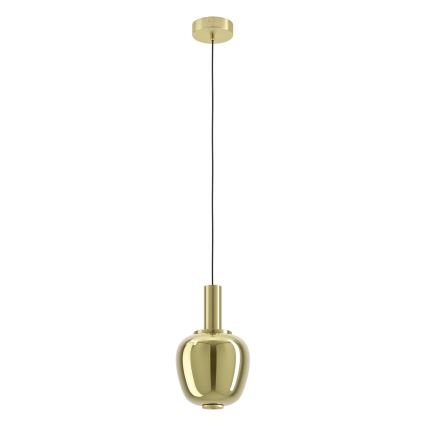 Eglo - LED dimmelhető, kábelre függesztett csillár LED/5,5W/230V + LED/1,6W 2200-6500K átmérő 21 cm aranyszínű