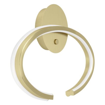 Eglo - LED fényerőszabályozható fali lámpa LED/12W/230V 2200-6500K aranyszínű