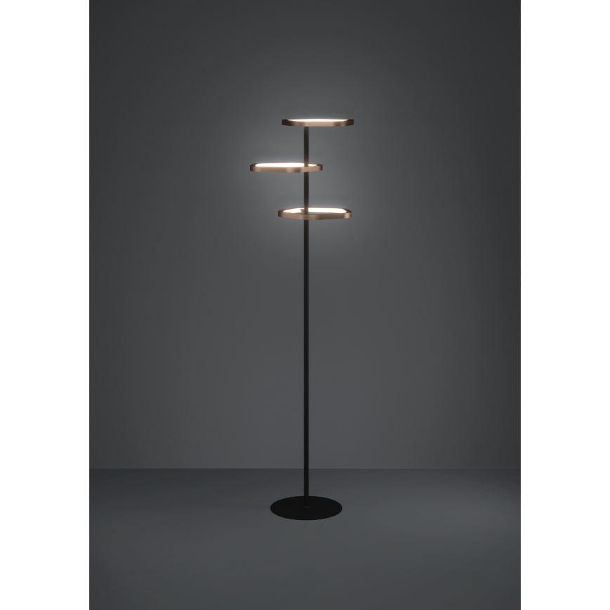 Eglo - LED Fényerőszabályozható állólámpa LED/20W/230V 2200-6500K sárgaréz