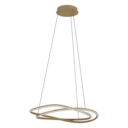 Eglo - Dimmelhető LED függeszték kábellel LED/60W/230V 2200-6500K arany + távirányító