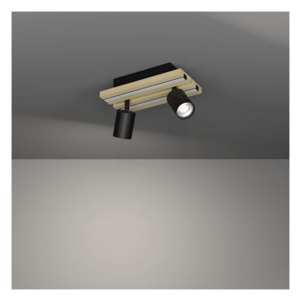 Eglo - LED spotlámpa 2xLED/2,2W/230V + 2xLED/1,2W + 2xLED/2W bézs/fekete