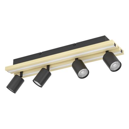 Eglo - LED spotlámpa 4xLED/2,2W/230V + 2xLED/1,2W + 2xLED/2W bézs/fekete