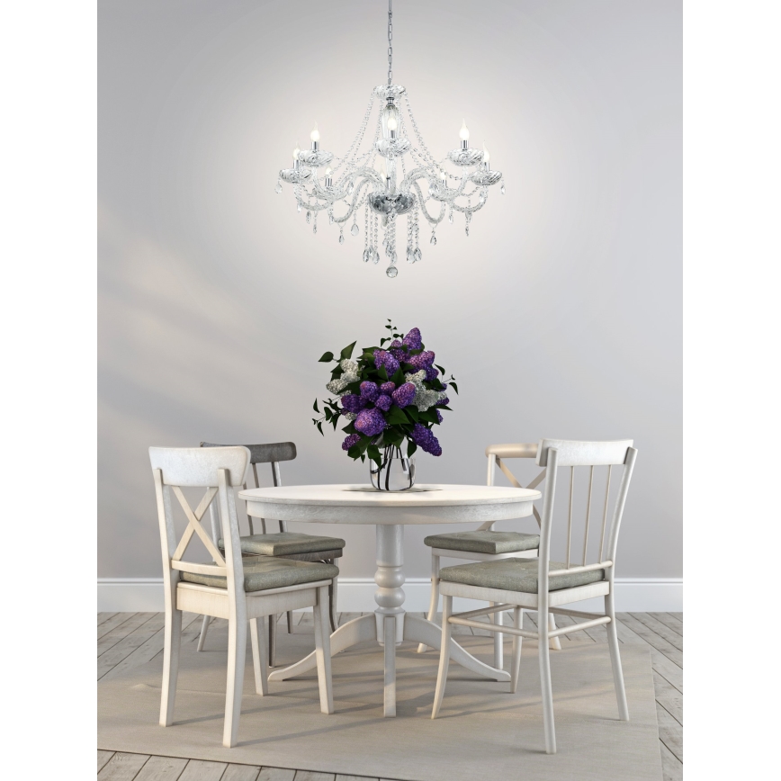 Eglo - Csillár 8xE14/40W/230V