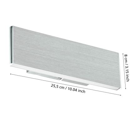 Eglo - LED Fali lámpa 2xLED/5,4W/230V