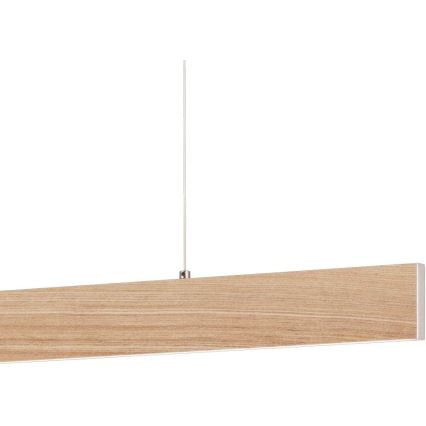Eglo 39344 - CLIMENE LED csillár zsinóron LED/17W/230V + LED/4,2W tölgy