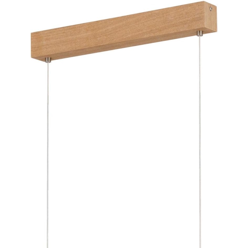 Eglo 39344 - CLIMENE LED csillár zsinóron LED/17W/230V + LED/4,2W tölgy