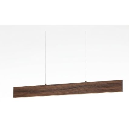 Eglo - LED dimmelhető, kábellel függeszthető csillár LED/21W/230V + LED/8,4W, diószínű