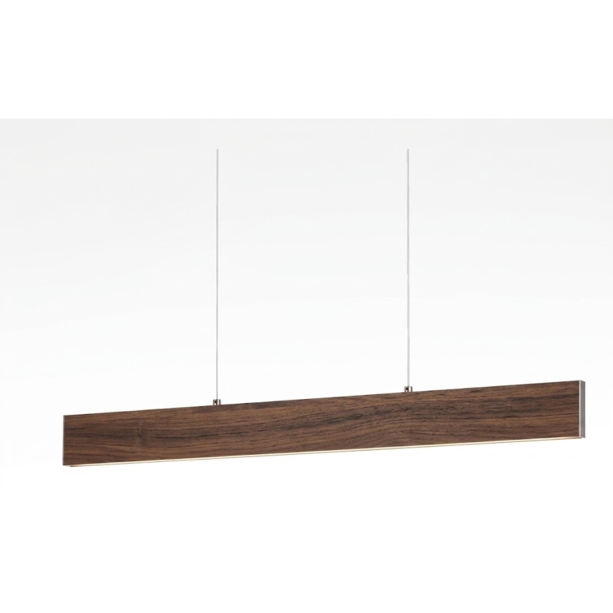 Eglo - LED dimmelhető, kábellel függeszthető csillár LED/21W/230V + LED/8,4W, diószínű