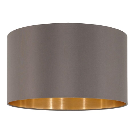 Eglo 39365 - Lámpaernyő NADINA 1 E27 átm.38 cm cappuccino, arany