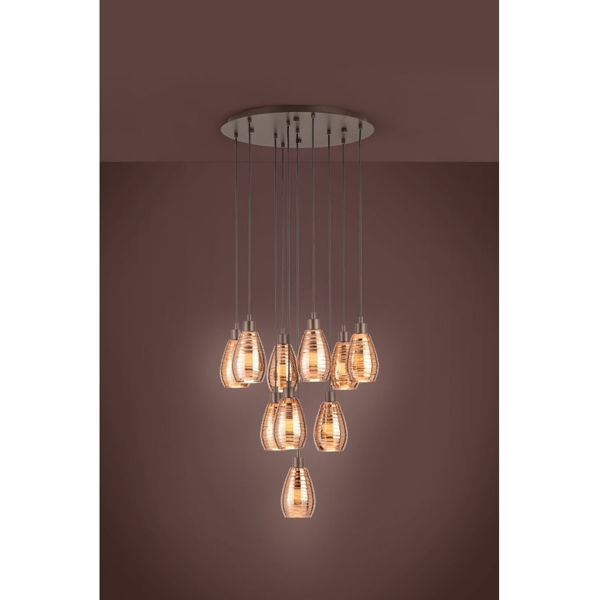 Eglo - Csillár zsinóron 10xE27/60W/230V