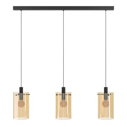 Eglo - Csillár zsinóron 3xE27/40W/230V