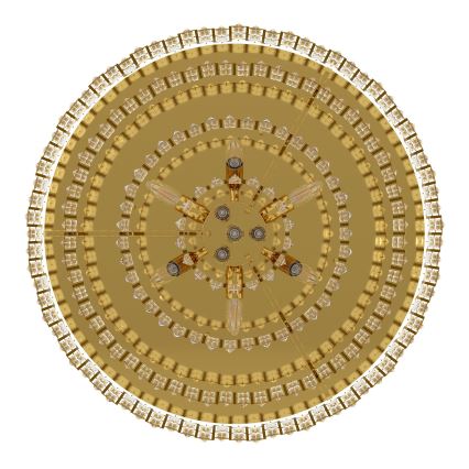 Eglo - Mennyezeti lámpa 10xE14/25W/230V á. 78 cm