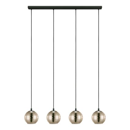 Eglo - Csillár zsinóron 4xE27/40W/230V