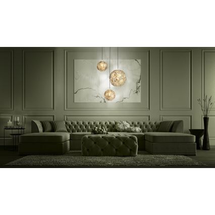 Eglo - Csillár zsinóron 3xE27/60W/230V