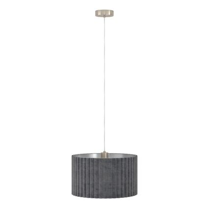 Eglo - Csillár zsinóron 2xE27/40W/230V szürke