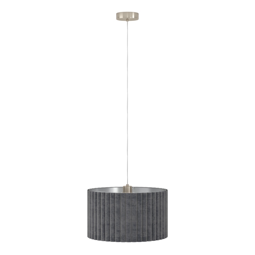 Eglo - Csillár zsinóron 2xE27/40W/230V szürke