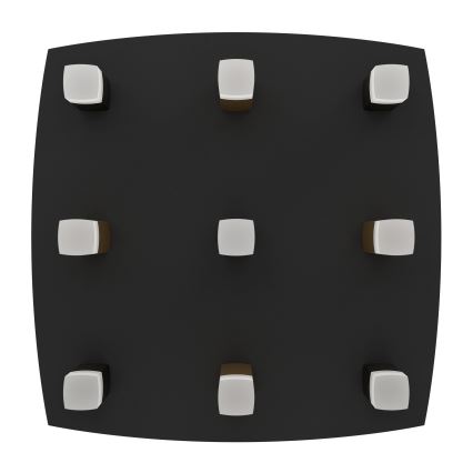 Eglo - LED Dimmelhető mennyezeti lámpa 9xLED/3,1W/230V 3000K antracit/arany