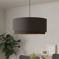 Eglo 39931 - Kábeles függeszték MANDERLINE 1xE27/40W/230V barna/arany