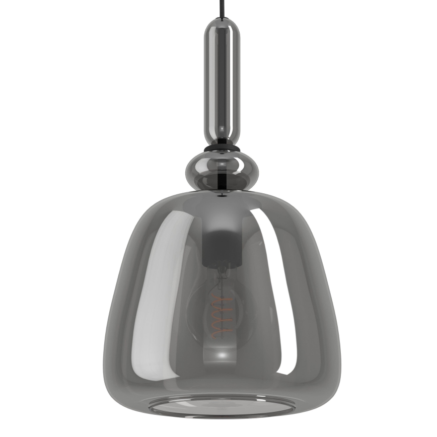 Eglo - Csillár zsinóron 1xE27/40W/230V füstös