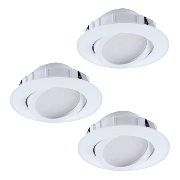Eglo - 3x LED fényerőszabályozható beépíthető lámpa PINEDA LED/5,5W/230V