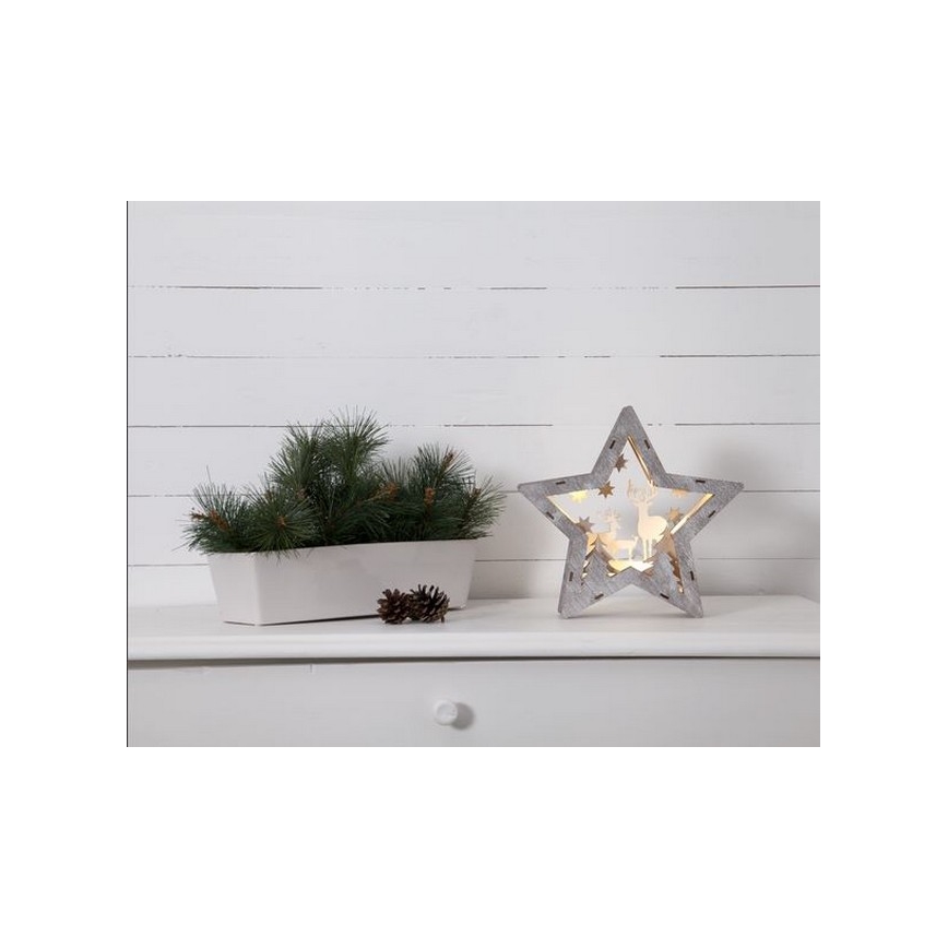 Eglo - LED Karácsonyi dekoráció 10xLED/0,03W/2xAAA