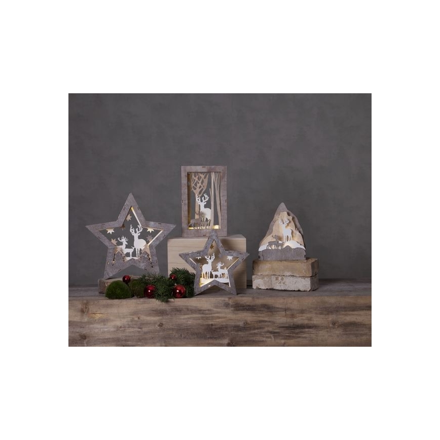 Eglo - LED Karácsonyi dekoráció 10xLED/0,03W/2xAAA