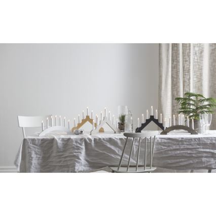 Eglo - Karácsonyi gyertyatartó 7xE10/3W/230V barna