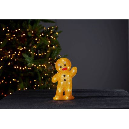 Eglo - LED karácsonyi dekoráció 20xLED/0,06W/3xAA mézeskalács figura