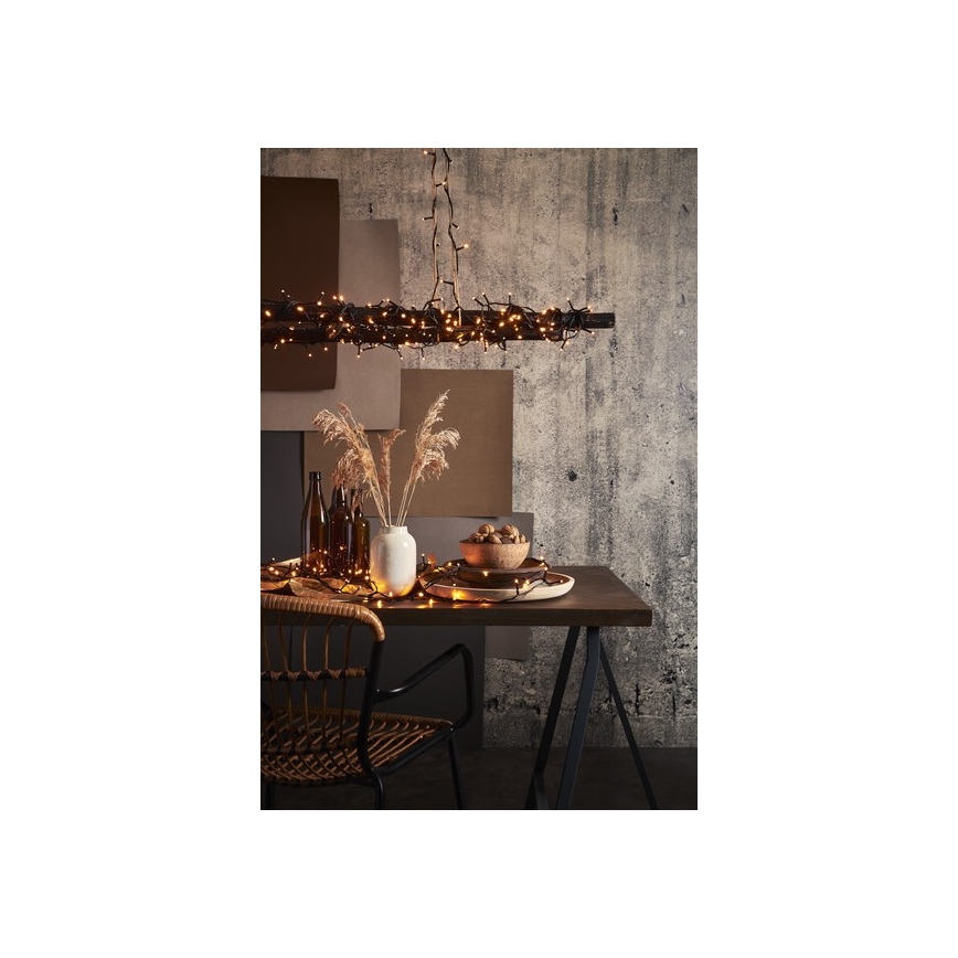 Eglo - LED kültéri fényfüzér 80 LED, 10,5 m, IP44, meleg fehér