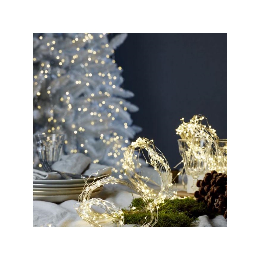 Eglo - Karácsonyfa 250 cm lucfenyő fehér