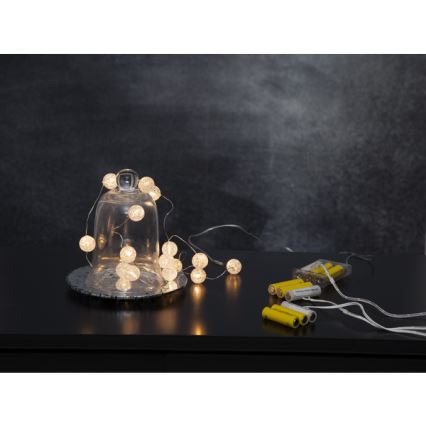 Eglo - LED fényfüzér, 15 LED, 3xAA, 1,4 m