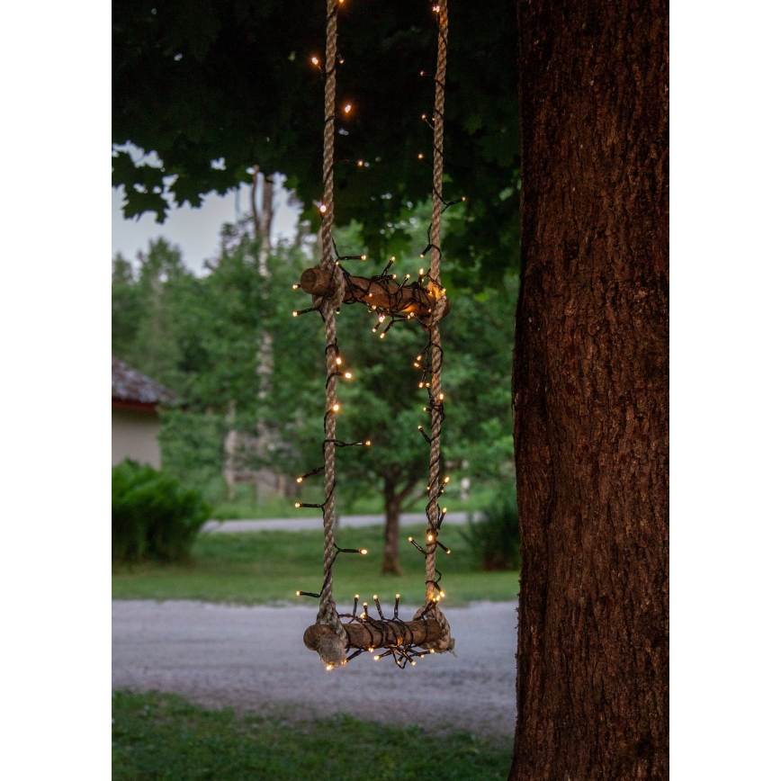 Eglo - LED Kültéri karácsonyi lánc 160xLED 11,2 m meleg fehér IP44