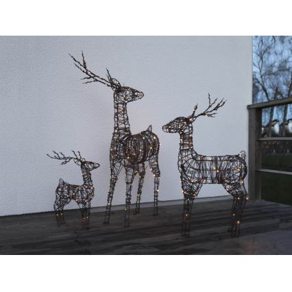 Eglo - LED Kültéri karácsonyi dekoráció 24xLED/0,06W/3xAA IP44