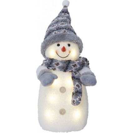 Eglo - LED Karácsonyi dekoráció 8xLED/0,06W/3xAA szürke