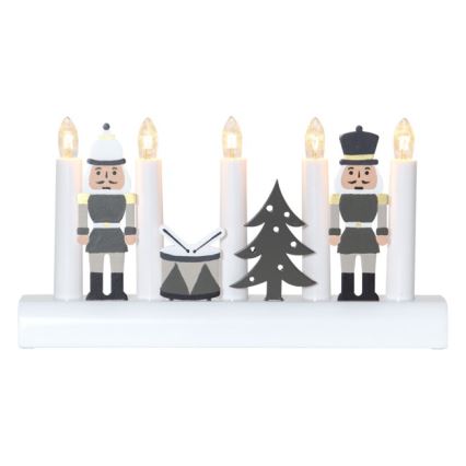 Eglo - Karácsonyi gyertyatartó 5xE10/3W/230V
