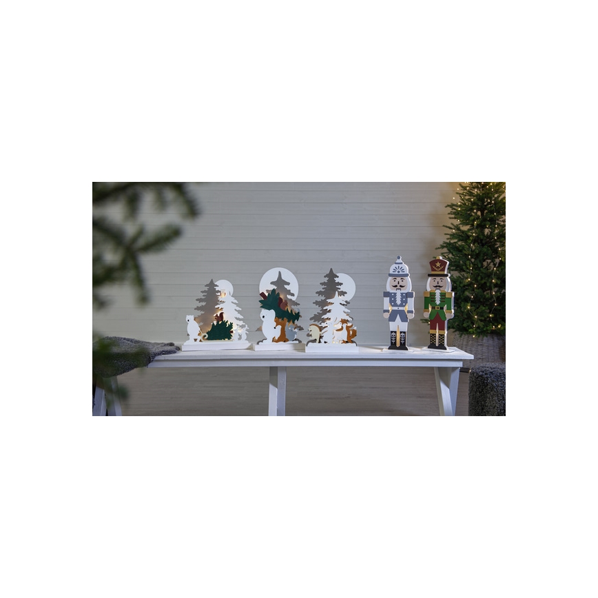 Eglo - LED Karácsonyi dekoráció 10xLED/0,03W/2xAA