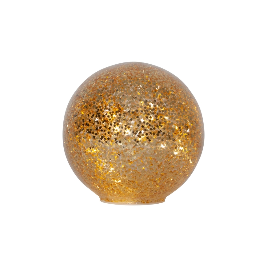Eglo 411346 - LED karácsonyi dekoráció STAR FALL 15xLED/2xAA Ø 15 cm arany