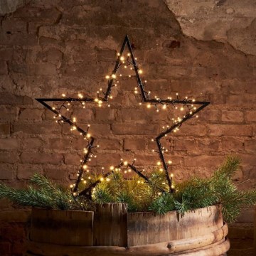 Eglo 411356 - LED Karácsonyi kültéri dekoráció SPIKY 150xLED/0,066W/31V/230V 90x80 cm IP44