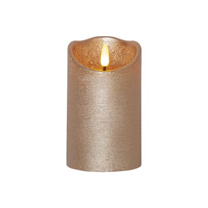 Eglo 411499 - LED gyertya FLAMME RUSTIC LED/2xAA arany